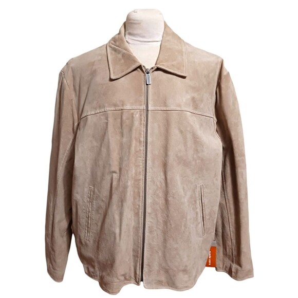 Wilsons Leather Other - NEW Vintage Wilsons Men's Size XXL Suede Leather Jacket Tan M. Julian + Cleaner
